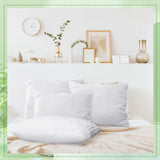 20 Pcs Standard Bed Pillows for Sleeping Soft Down Alternative Hotel Bedding Pillows Inserts for Stomach Side and Back Sleepers (20 x 26 Inch) - Close-Up Angle