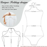 15 Pcs Foldable Body Shape Bikini Hangers Wire Swimsuit Hanger Metal Lingerie Organizer Bathing Suit Hangers Hanging Lingerie Display Rack with Swivel Hook for Closet Clothes Coat Show Silver