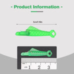 Fish Mouth Sewing Machine Needle Threader, Automatic Sewing Needle Threader Simple Needle Threader, 2024 Upgrade Loop Easy Selfthread Needle Quick Sewing Machine Threaders Tool 10PS (Green*10)
