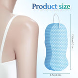 2026 New Magic Exfoliating Bath Sponge, Upgrade 3D Super Soft Exfoliating Bath Sponge Skin Friendly Reusable, Super Soft Exfoliating Bath Sponges (Blue) - Rear View