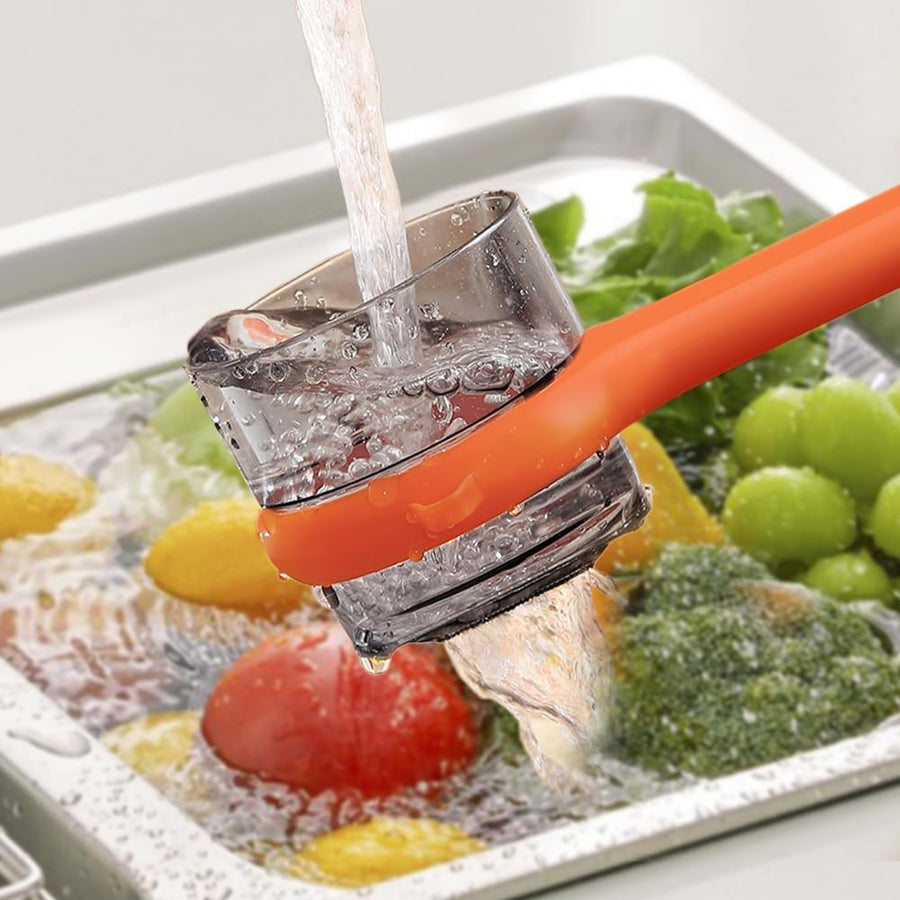 Kitchen Special Fruit Peeler with Box Storage, Upgrade Vegetable Peeler with Catcher Peeler with Storage Bucket, 2026 New Double-Sided Stainless Steel Multi-Function Peelers (Green+Orange)