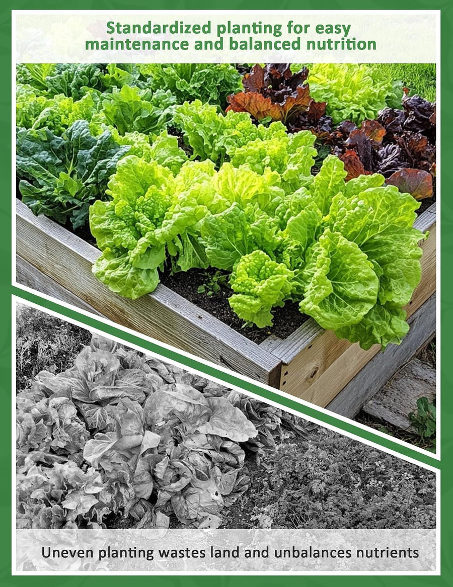 Seed Spacer Tool for Square Foot Gardens - Maximize Your Garden Space and minimize Weeds with This Premium Garden Tool
