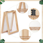 3 Size Wooden Paper Making Screen Paper Making Mould and Frame Kit for DIY Craft(A6, A5, A4)