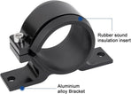 Inline Fuel Filter 10 Micron with 6AN 8AN 10AN Adapter,50MM Universal Bracket Clamp,10 Micron Inline Fuel Filter（Black）