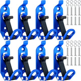 8 Pcs Shovel Holder, Heavy Duty Shovel Mounts for Roof Rack, Quick Release Axe Holder Mount Kit, Metal and Rubber Car Accessories Garage Storage Wall Mounting Brackets Truck