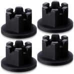 4 Pcs 501110 Rotary Cutter Castle Nut Compatible with King Kutter Rotary Cutter Gearbox 1"-14 Fine Thread