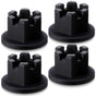 4 Pcs 501110 Rotary Cutter Castle Nut Compatible with King Kutter Rotary Cutter Gearbox 1"-14 Fine Thread
