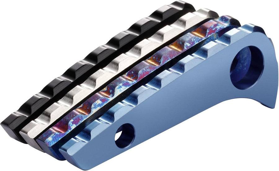 Back Spacer for Spyderco Paramilitary 2, Anodized Titanium Alloy CNC Spine Backspacer for C81, Premium Custom-made Accessory, Black