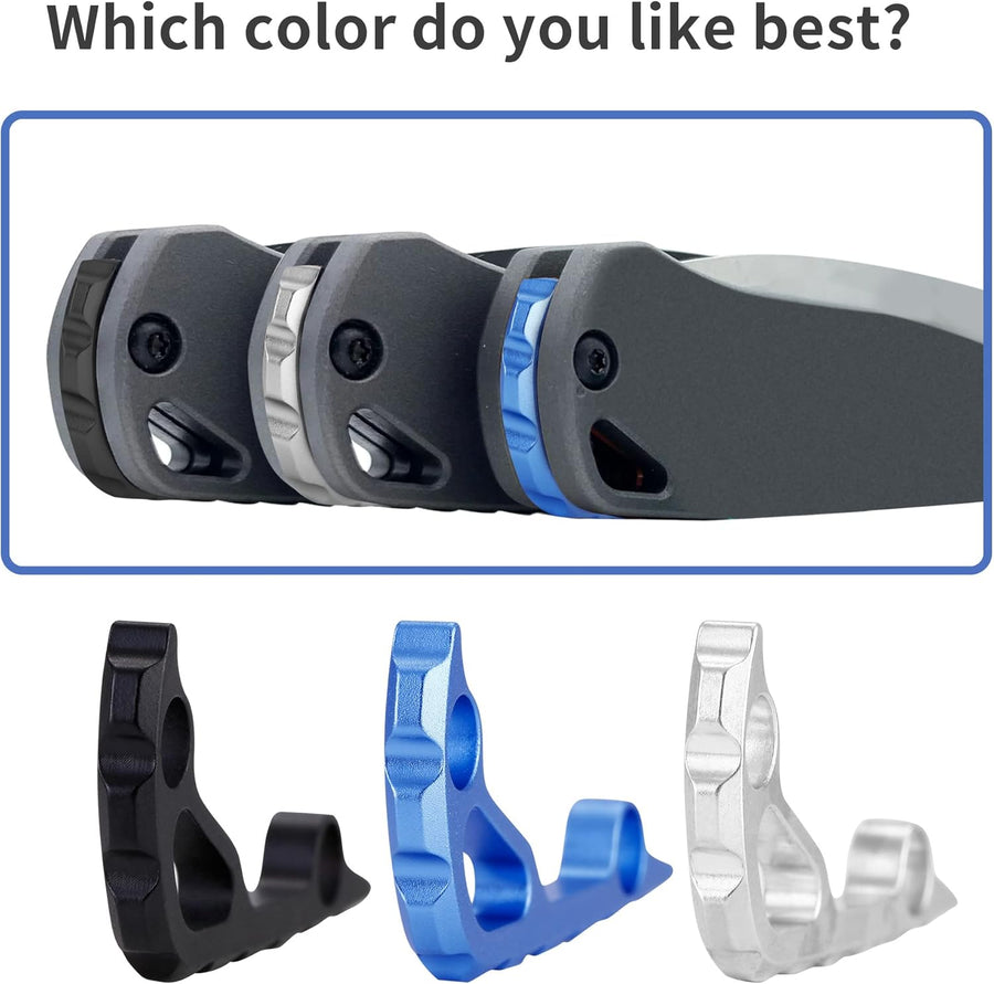 Back Spacer For Benchmade Bugout 535, Lightweight Aluminum Alloy CNC Back spacer, Premium Custom-made Aluminium Alloy Accessory, Black