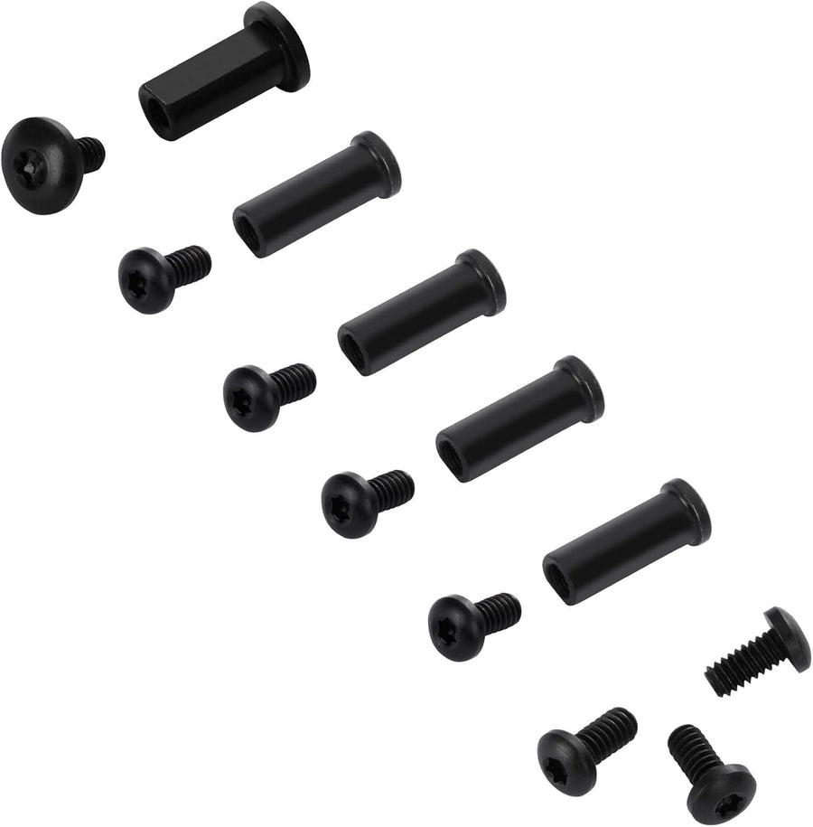 Spyderco Endura C10 Complete Pivot Kit, Stainless Steel Screws, Includes Pivot, Handle, Clip Screws, Black