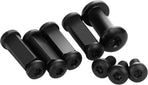 Complete Screw and Pivot Kits for Spyderco Delica C11, Custom-Made Stainless Steel Screws Include Pivot Screw and Assembly, Handle Screws and Assemblies and Clip Screws, Black