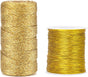 328 ft Gold Twine String and 328 ft Gold Elastic Cord