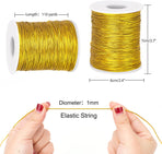 328 ft Gold Twine String and 328 ft Gold Elastic Cord