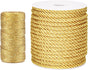 Gold Twine String and Gold Rope Bundle