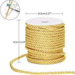 Gold Twine String and Gold Rope Bundle