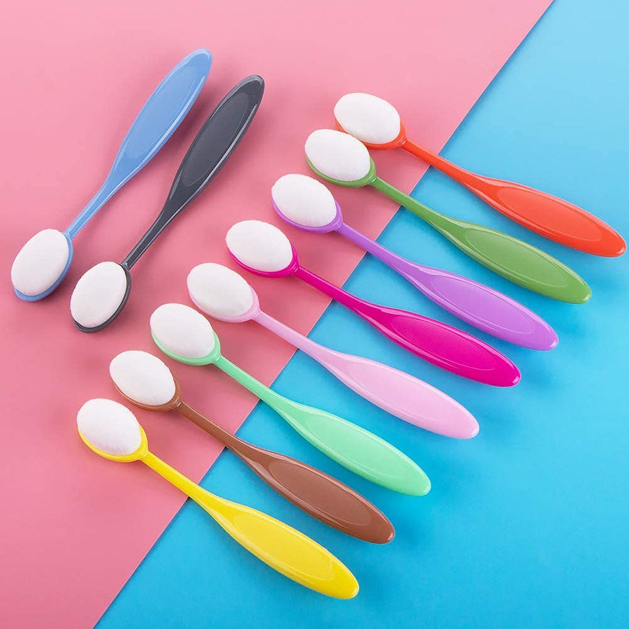 18 Pcs Color Coded Handle Ink Blending Brushes set tool blender for Crafts Card Making