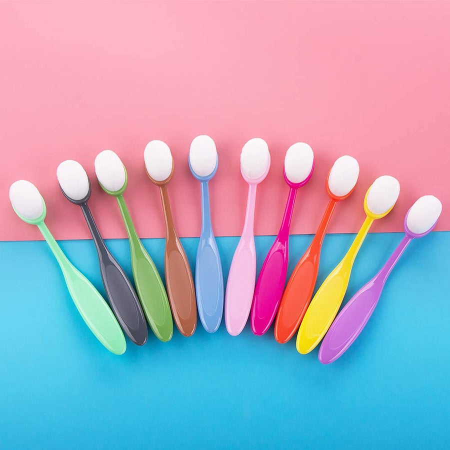 18 Pcs Color Coded Handle Ink Blending Brushes set tool blender for Crafts Card Making