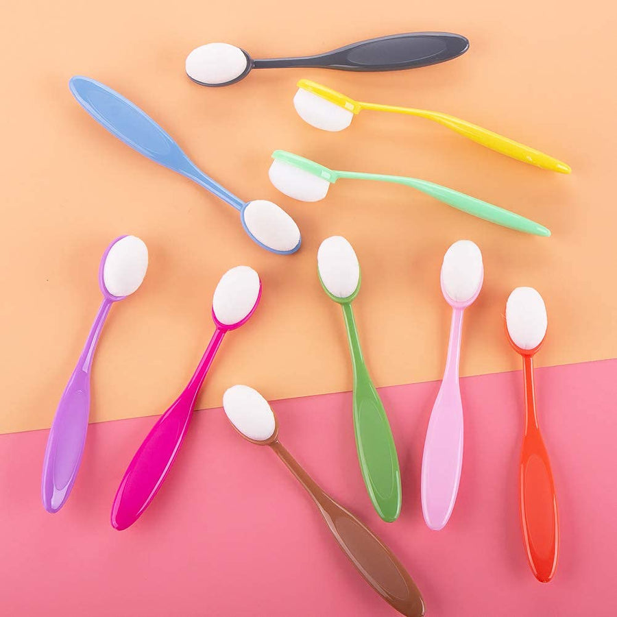 18 Pcs Color Coded Handle Ink Blending Brushes set tool blender for Crafts Card Making