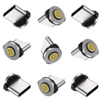 Magnetic Charging Tips 5pin Series,Type-c Tips 9Pack,Magnetic Type-C Tips,Just Charger Tips Without Magnetic Data Cable(Just 5pin USB-C Tips,9Pack)
