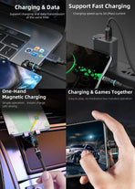 Magnetic Charging Tips 5pin Series,Type-c Tips 9Pack,Magnetic Type-C Tips,Just Charger Tips Without Magnetic Data Cable(Just 5pin USB-C Tips,9Pack)