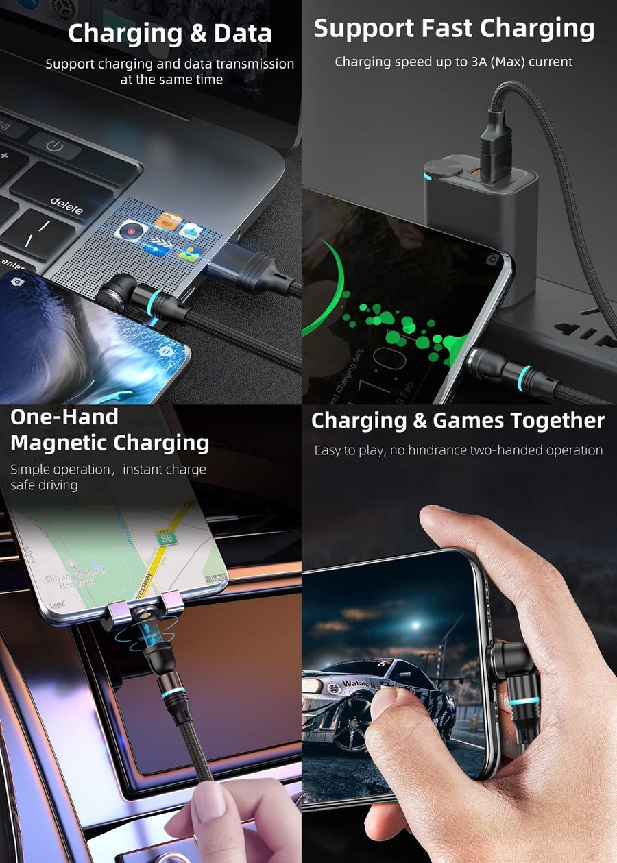 Magnetic Charging Tips 5pin Series,Type-c Tips 9Pack,Magnetic Type-C Tips,Just Charger Tips Without Magnetic Data Cable(Just 5pin USB-C Tips,9Pack)