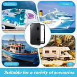 2 Pcs Marine Boat Deck Hatch Boat Access Hatch & Lid, 180 Hinge Strong Recessed Handle for Marine Yacht Rv Truck Vent Accessories, Easy to Install - Close-Up Angle
