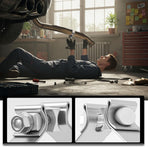 4 Pcs 3 Inch Muffler Clamp, Narrow Band Muffler Clamp Stainless Steel for Pipes and System Repair