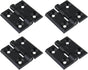 Black Butt Hinge Zinc Alloy Door Hinge Heavy Duty Boat Hatch Hinges Residential Bed Room Hinge for Doors Hardware 2.36" x 2.36" -4pcs
