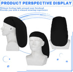 4 Pieces Unisex Jumbo Dreadlock Cap Long Dreads Hair Head Wrap Sleeping Cap Hair Accessories Sleep Bonnet for Men Women