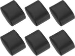 6Pcs Bracelet Watch Pillow PU Leather Jewelry Display Pillows for Watch Box Bangle Cushions Display Storage (2.95" x 2.09" x 1.77", Black)
