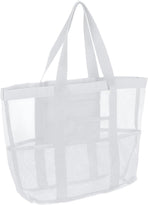 Mesh Beach Tote Bag, Upgraded Beach Towel Bags, Pool Bag for Vacation Travel Daily