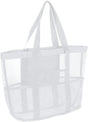 Mesh Beach Tote Bag, Upgraded Beach Towel Bags, Pool Bag for Vacation Travel Daily