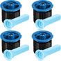 4 Pcs 10 VAN Variable Arc Nozzle Replacement Sprinkler Head Adjustable 360 Degree Rotating Irrigation Pop up Sprinkler Head Compatible with Rainbird, Hunter, Orbit for Garden Lawn