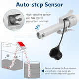 Fuel Transfer Pump with Auto-stop Sensor -3.2 GPM, 3 Tank Adapters, 51