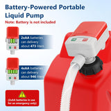 Fuel Transfer Pump with Auto-stop Sensor -3.2 GPM, 3 Tank Adapters, 51