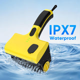 2 in 1 Electric Grill Brush, Cordless Electric Grill Cleaner for Outdoor Grill, 360° Rotating Cleaner Brush Head, Rechargeable Heavy Duty BBQ Grill Brush, IPX7 Waterproof - 45-Degree Angle