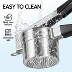 Potato Ricer,  Upgraded Stainless Steel Potato Masher with 3 Interchangeable Discs, Heavy Duty Kitchen Tool Gadget