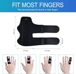 Finger Splints, 7pcs Finger Support Brace Finger Stabilizer for Broken Fingers Straightening Arthritis Knuckle Immobilization