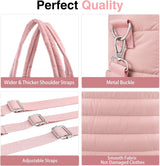 Diaper Bag Tote, Baby Diaper Tote Bags Crossbody Hospital Bag Travel Large Mommy Bag, with Silicone Pacifier Case - Rear View