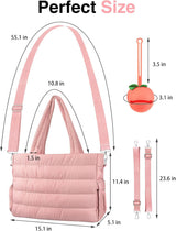 Diaper Bag Tote, Baby Diaper Tote Bags Crossbody Hospital Bag Travel Large Mommy Bag, with Silicone Pacifier Case