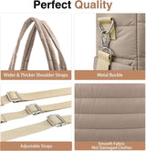 Diaper Bag Tote, Baby Diaper Tote Bags Crossbody Hospital Bag Travel Large Mommy Bag, with Silicone Pacifier Case - Close-Up Angle