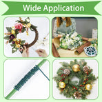 328 Feet 22 Gauge Floral Wire with Cutter and 3 Pack Green Floral Wire
