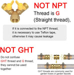 3 Way Split Brass Shut Off Ball Valve Fitting G 1/2" Male x Male x 1/2" Female Thread Y Shaped Type Union Intersection with 2 Switch