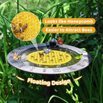 4 Pack Floating Bee Island- 7.87 Inch EVA Foam Floating Bee Watering Station- Butterfly Bee Waterer for Feeding, Bee Bath, Outdoor Garden Decor