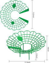 15Pack Strawberry Supports - Strawberry Plant Support Stand Strawberry Growing Racks Protector Strawberry Growing Frame Holder Cage (15, B)