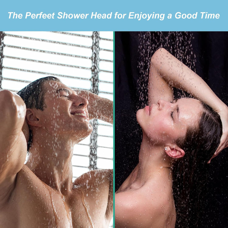 Shower Arm 10 in Bundle with 9 Mode Filtered Shower Head, Chrome