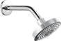 Shower Arm 10 in Bundle with 6 Mode Shower Head, Chrome
