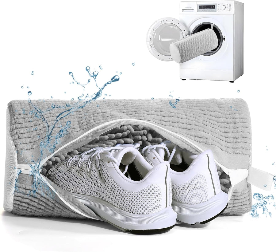 Shoe Washing Machine Bag,Shoe Laundry Bags for Sneakers, Reusable Shoe Cleaning Bag for All Shoe Sizes