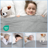 Cooling Blanket King, Arc-Chill Q-Max >0.5 for Hot Sleepers, Absorbs Heat to Keep Body Cool for Night Sweats, Lightweight Summer Cool Blankets for Sleeping, Gifts for Women & Men,Grey