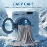 Cooling Blanket King, Arc-Chill Q-Max >0.5 for Hot Sleepers, Absorbs Heat to Keep Body Cool for Night Sweats, Lightweight Summer Cool Blankets for Sleeping, Gifts for Women & Men,Grey - Low Angle